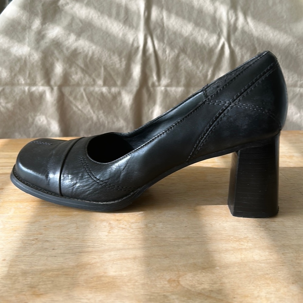 Aldo vintage black chunky heels - Picture 2 of 3